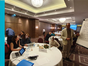 Working groups at workshop promoting renewable energy technologies for rural development in Tunis