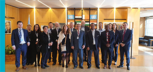 Group photo at ESCWA lobby